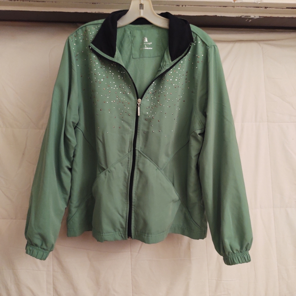 Women's green jacket size L